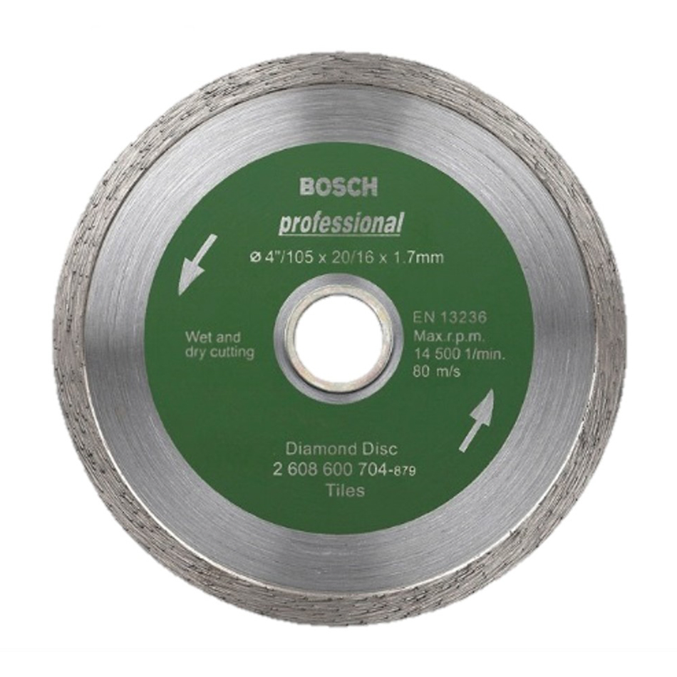 Bosch Diamond Cutting Disc Tiles Professional 105mm