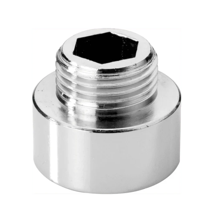 DBM Nipple Socket C.P Extension 0.5" x 3/8"