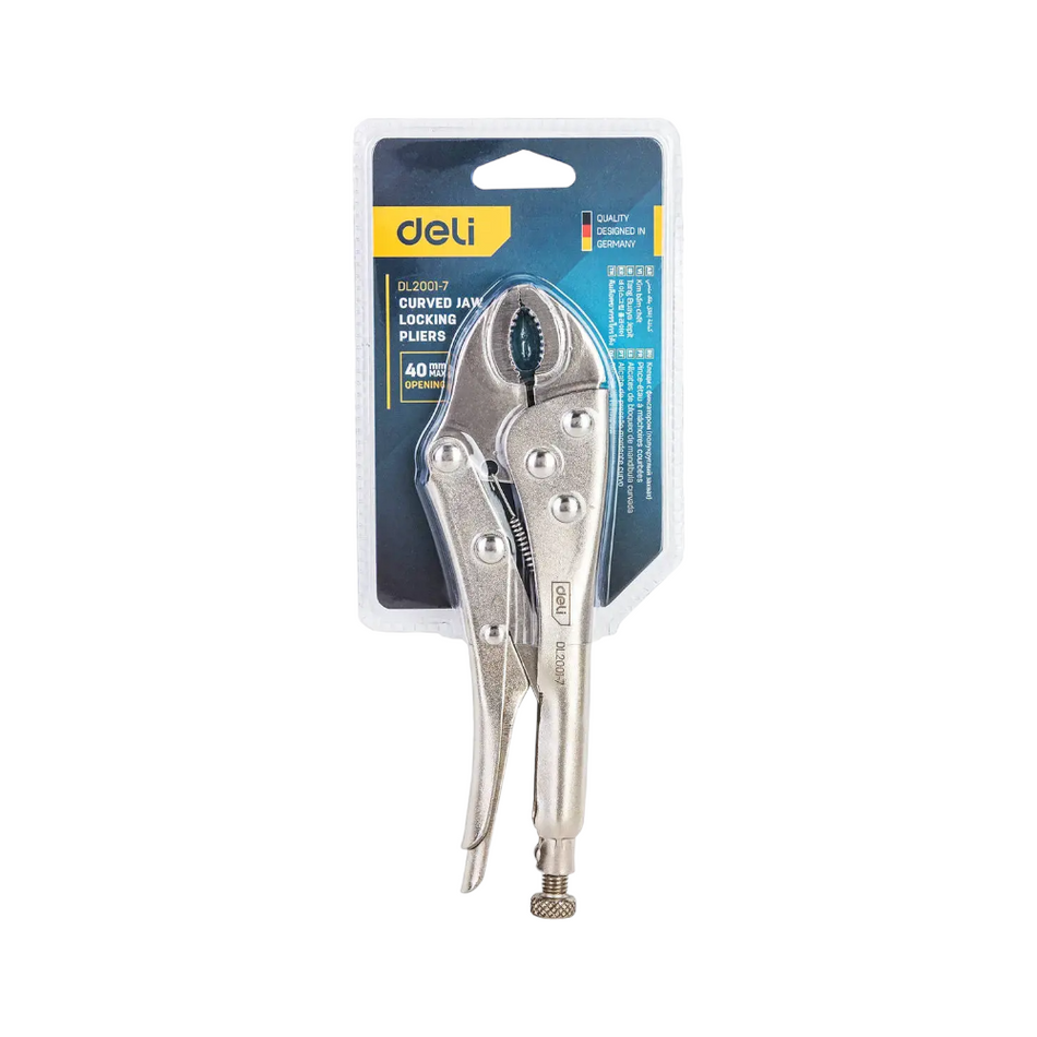 Deli Round Jaw Locking Pliers 7"