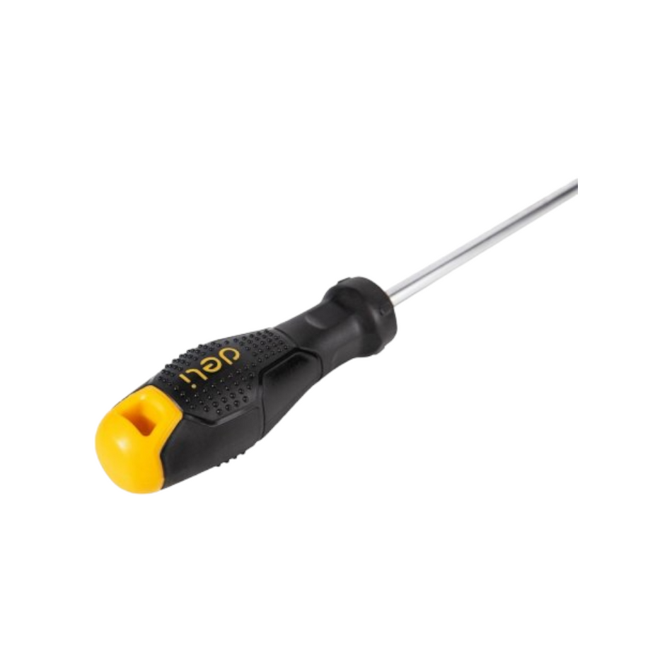 Deli Sloted Comfort Handle Screwdriver SL6x200mm