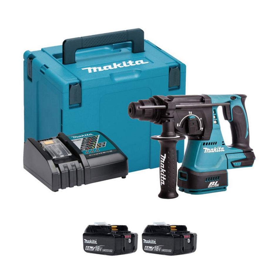 MAKITA CORDLESS ROTARY HAMMER 18V 5AH DHR242RTJ