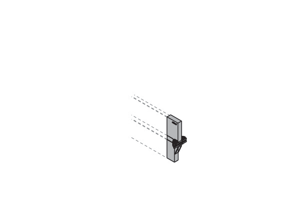 Blum Orga-line cross divider connector