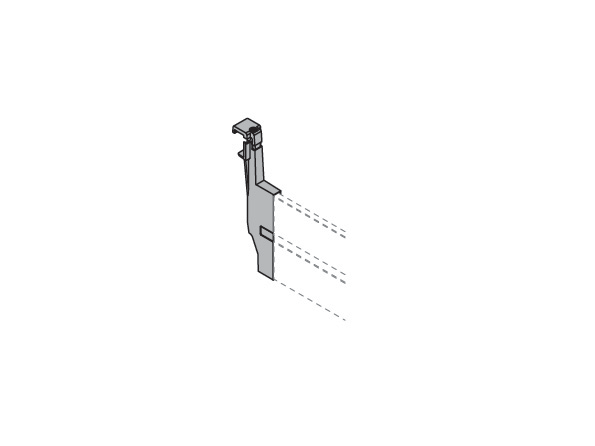 Blum Orga-line cross divider connector