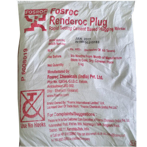 Fosroc Renderoc Plug Grey Powder 16kg