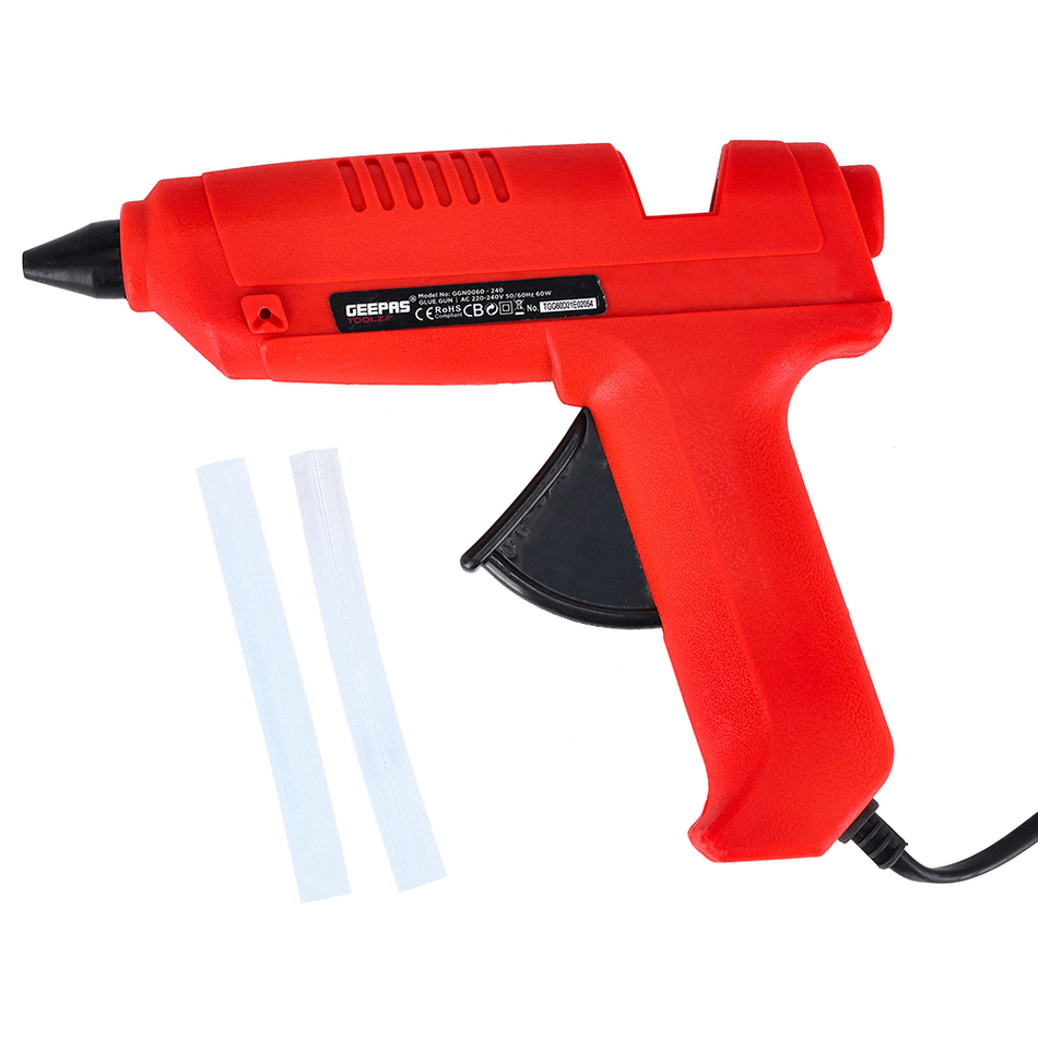 Geepas Glue Gun 60W with 2 Pcs Glue Sticks