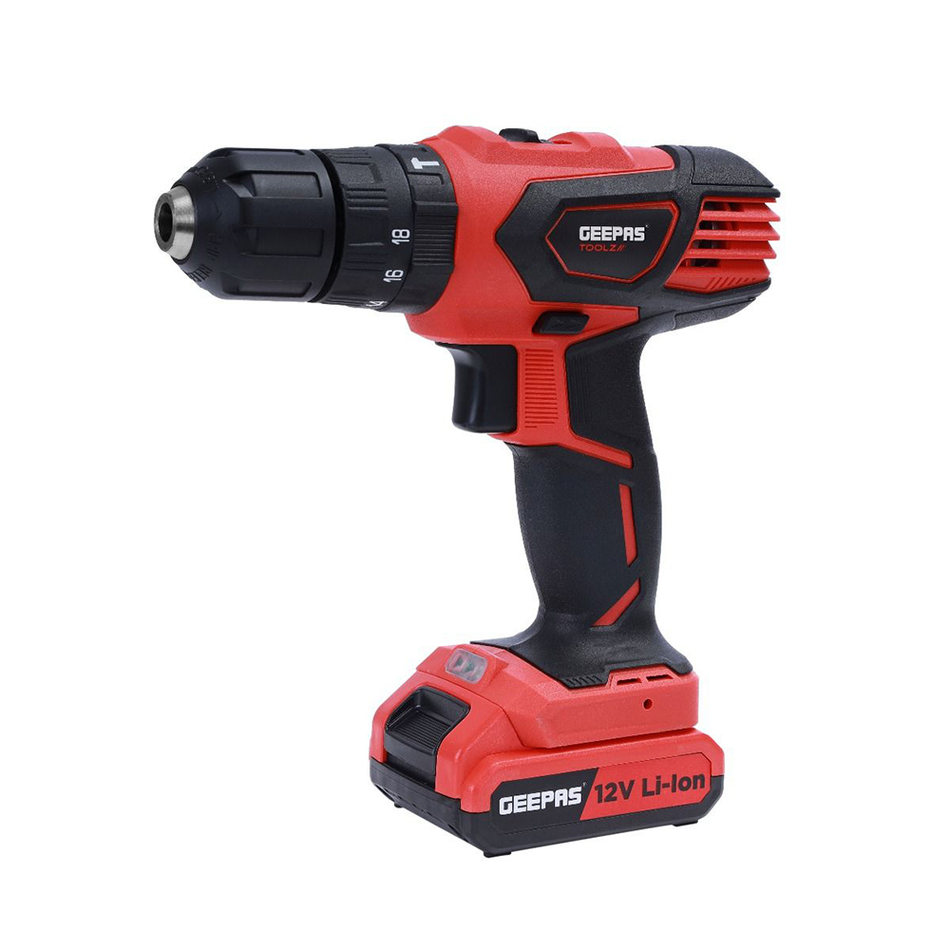 Geepas Cordless Percussion Drill 12V