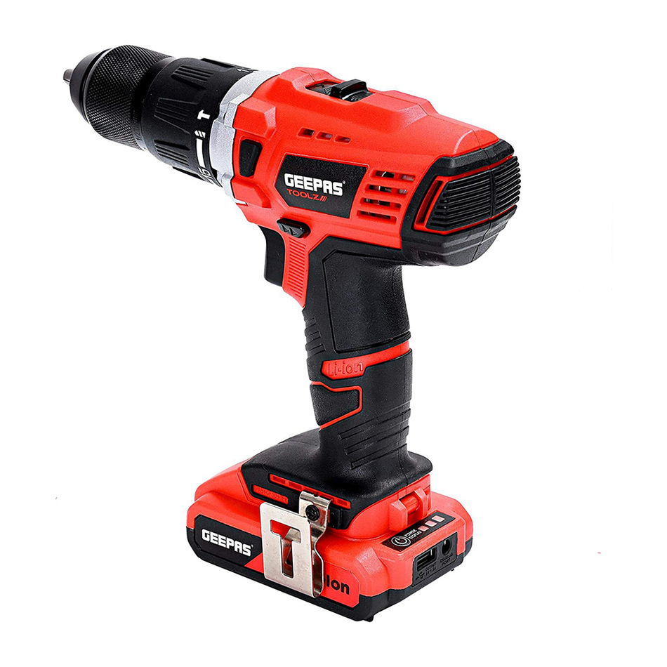 Geepas Cordless Percussion Drill 18V