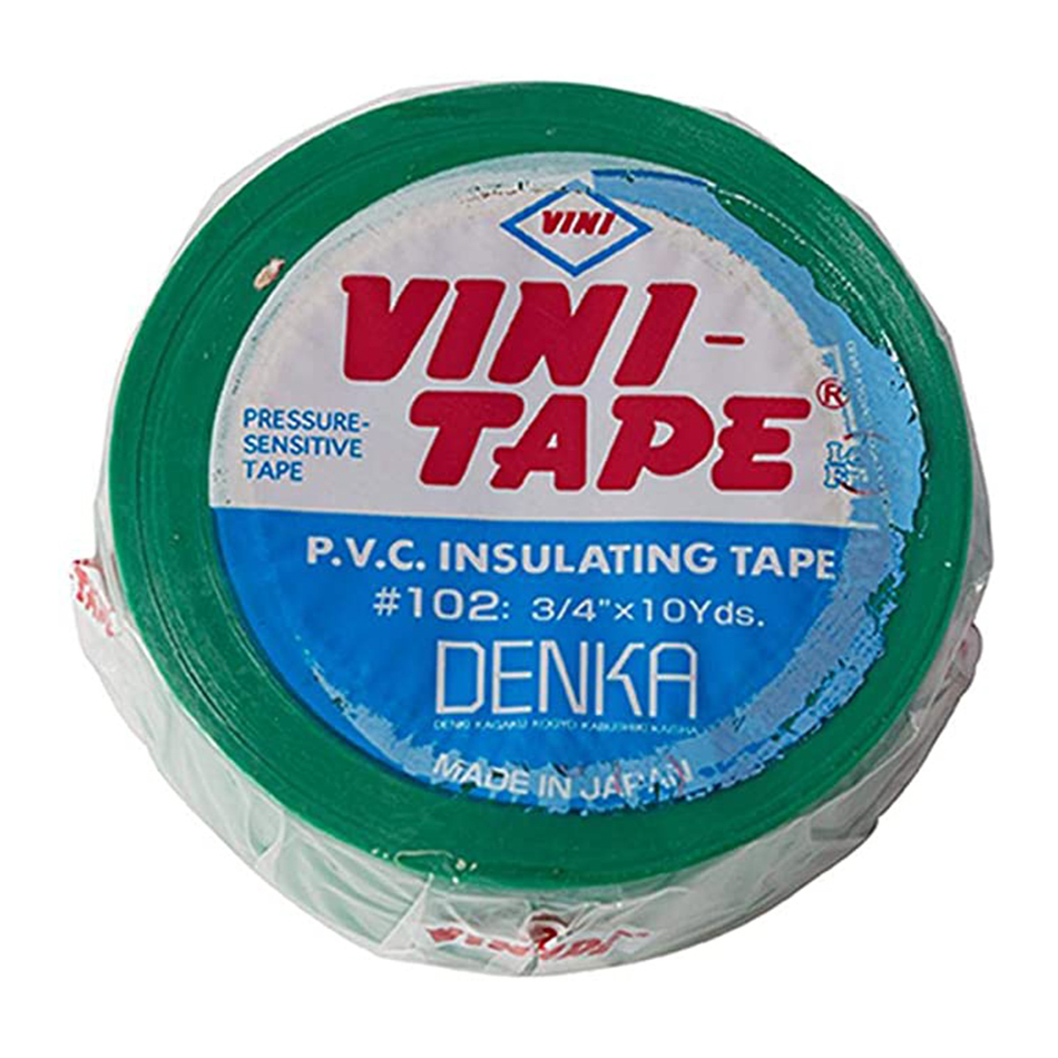 Vini Electrical Insulation PVC Tape Green