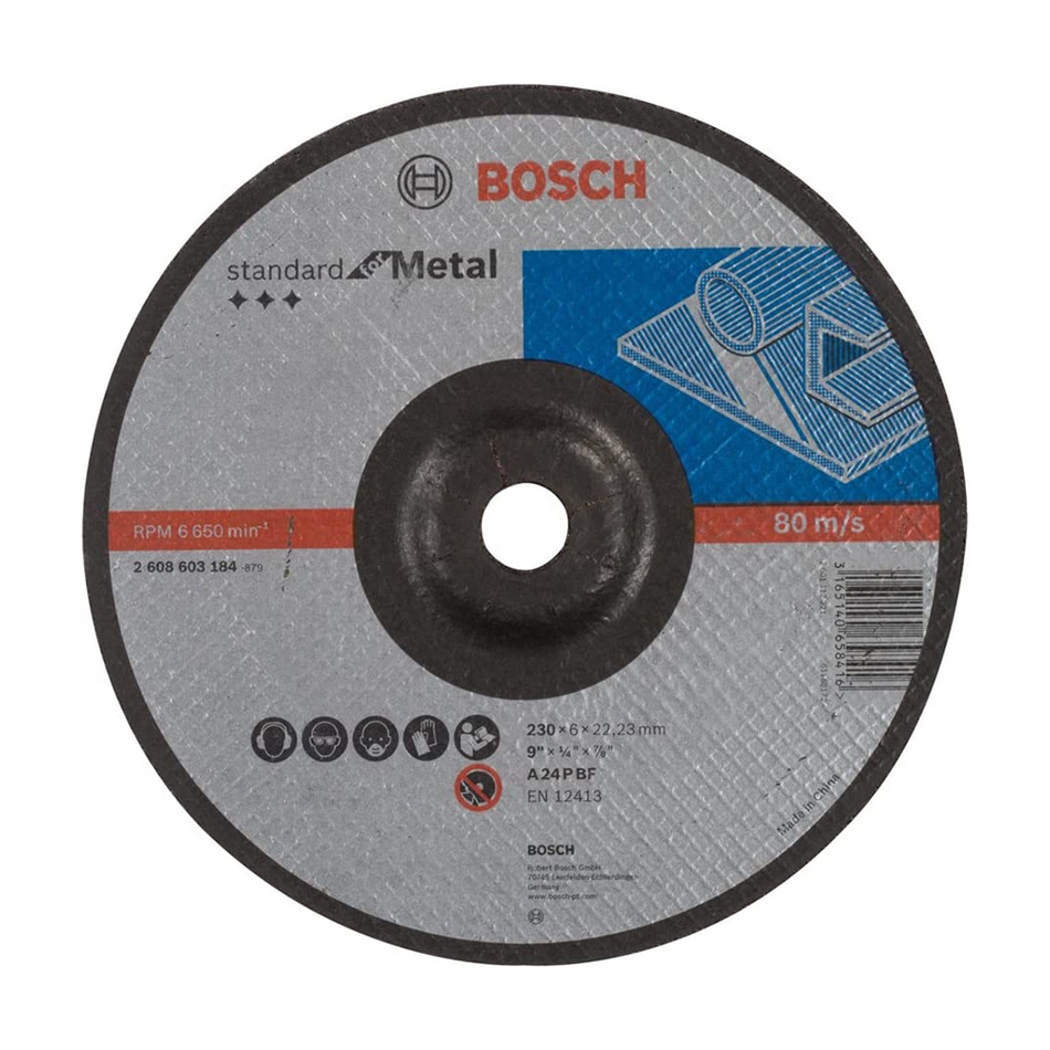 Bosch Metal Grinding Disc 230mm