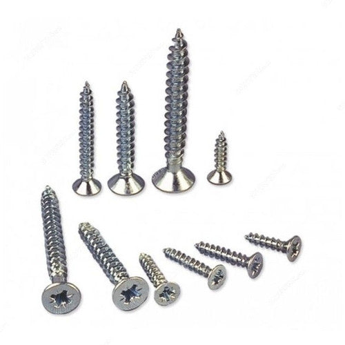 Patta Chipboard Screw Zinc Plated, M6 x 60mm, PK500