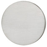 Decor, Plate, stainless steel, with adhesive tape, round