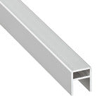 Strengthening strip, For sliding doors, length 2,500 mm, aluminium