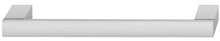 Furniture handle, Aluminium Handle with base, straight-edged