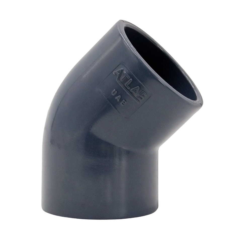 Atlas PVC Elbow 1 1/4" x 45 Degree - Per Pcs