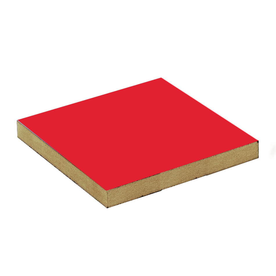 Red Melamine MDF Sheet -18mm