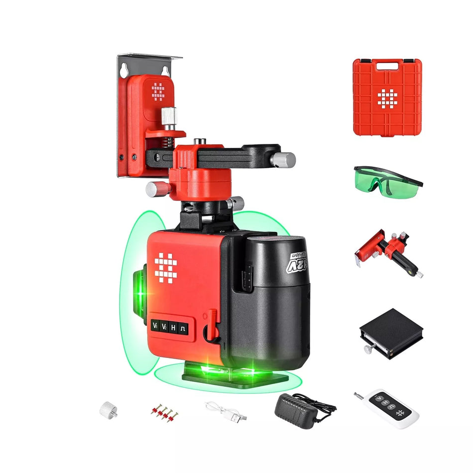 SHIJING 360 Self Leveling 12 Lines Laser Level