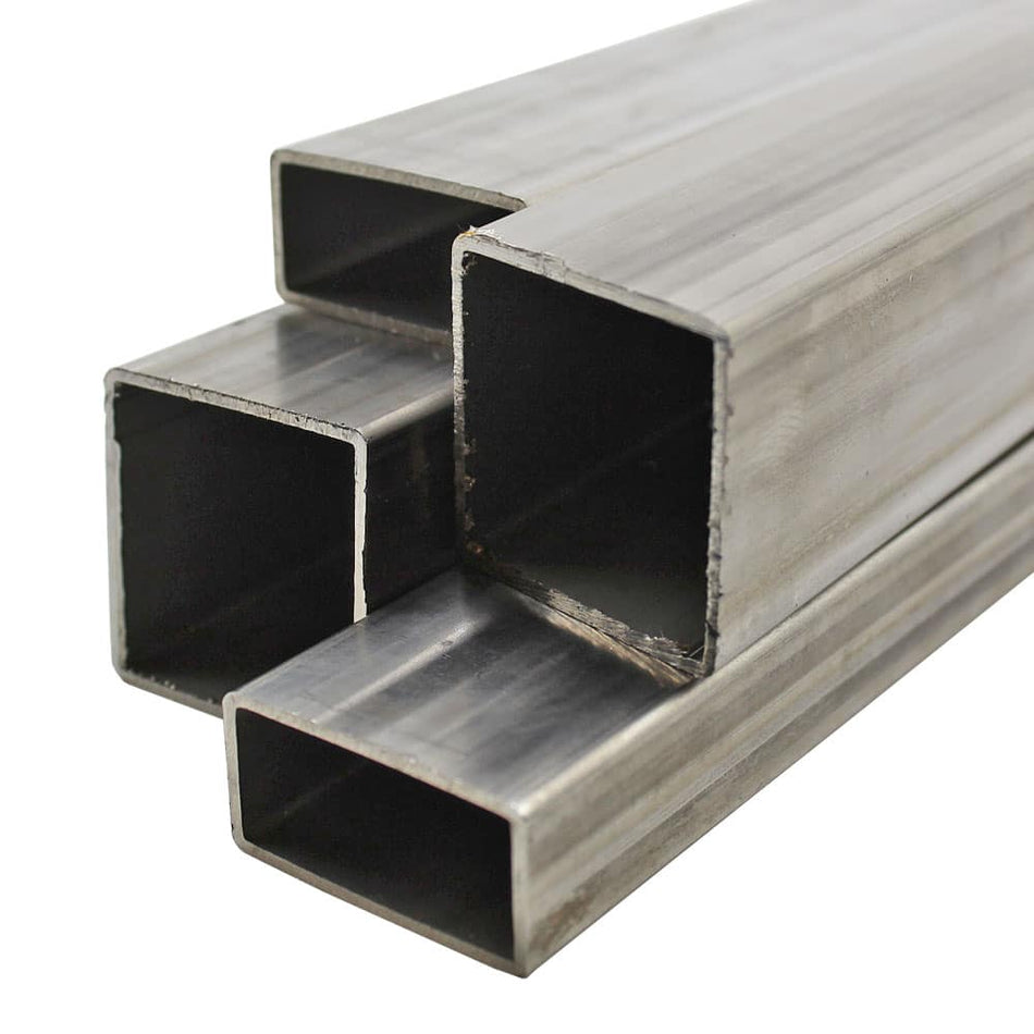 Rectangular Tube Steel 50mm x 25mm x 3mm Mild Steel Hollow Box Section