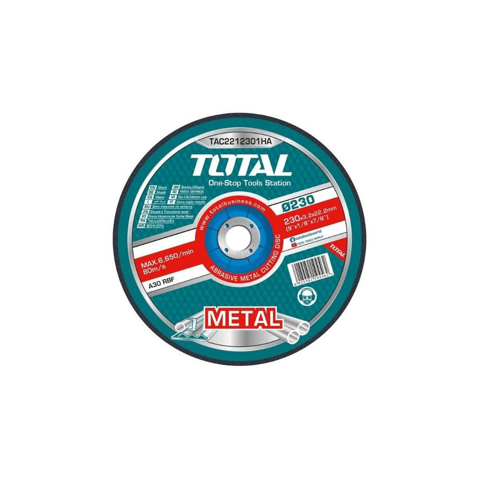 Total Abrasive Metal Cutting Disc 9" X 22.2mm