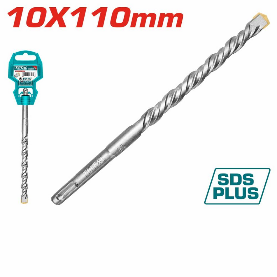 Total SDS Plus Hammer Drill Bit 10M X 110mm