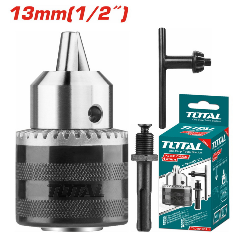 Total Key Chuck 1 1.5-13mm With Adaptor