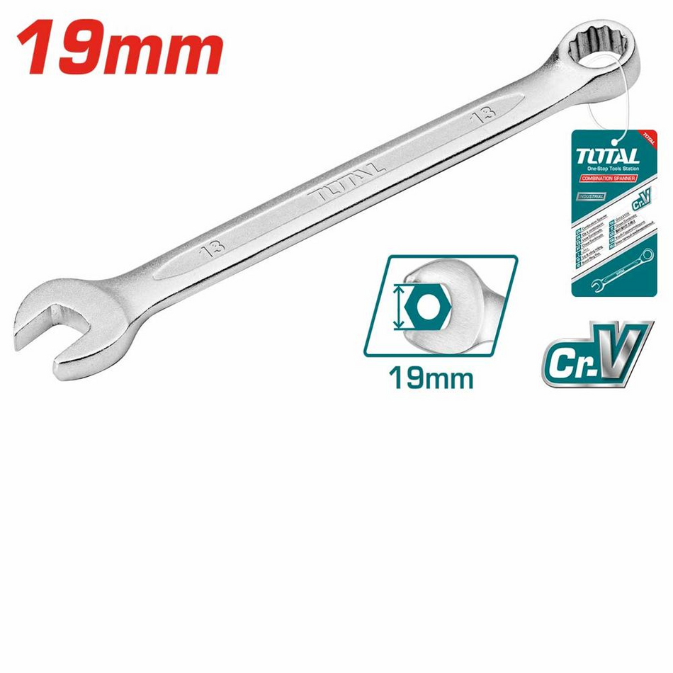 Total Combination Spanner 19mm