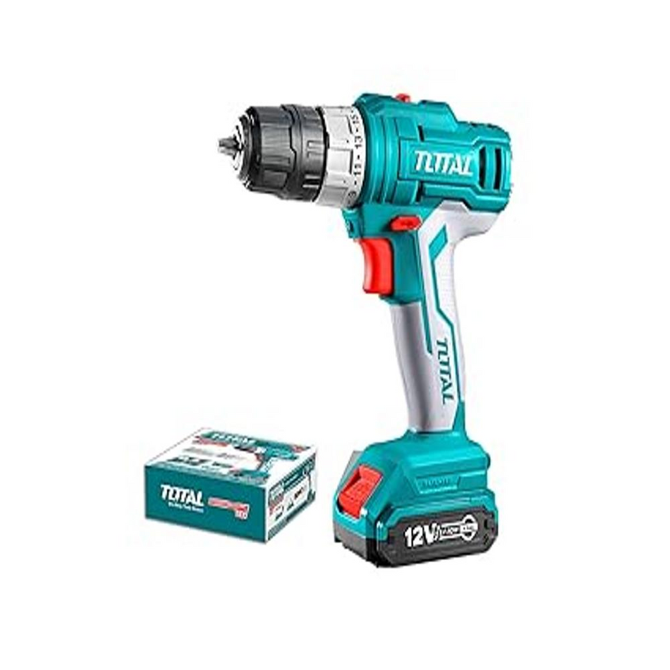 Total Lithium-Ion Cordless Drill Single Battery 12V