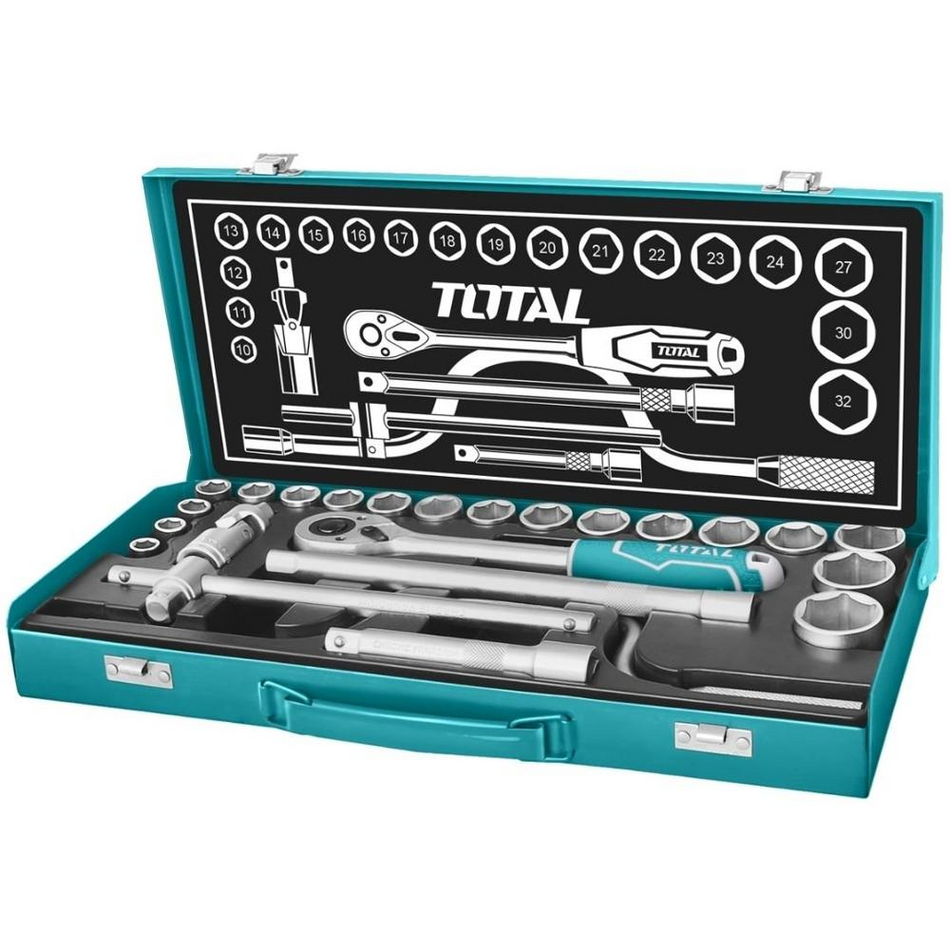 Total Socket Set 1/2 " 24 Pcs