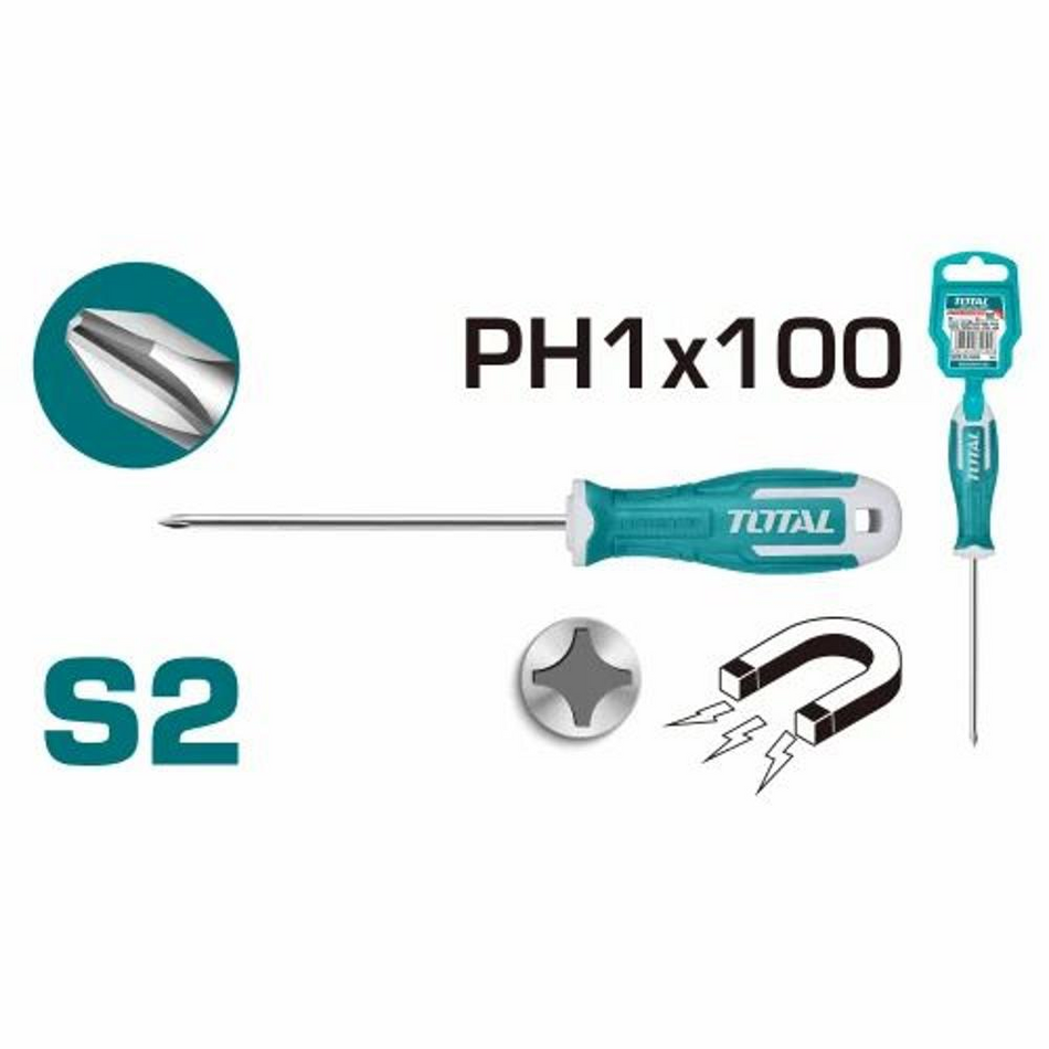 Total Philips Screwdriver 5mm X 100mm