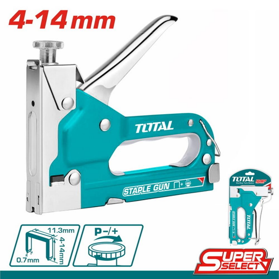 Total  Adjustable Staple Gun 4-14mm