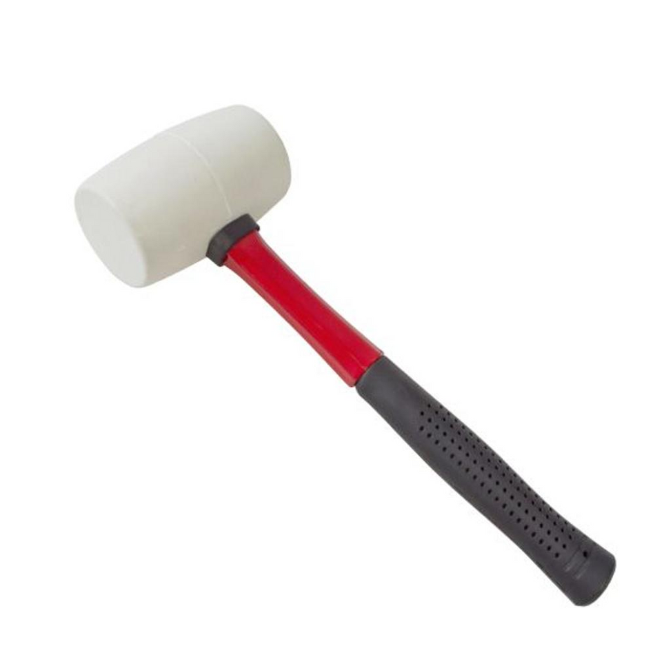 Total Rubber Hammer, White 16OZ