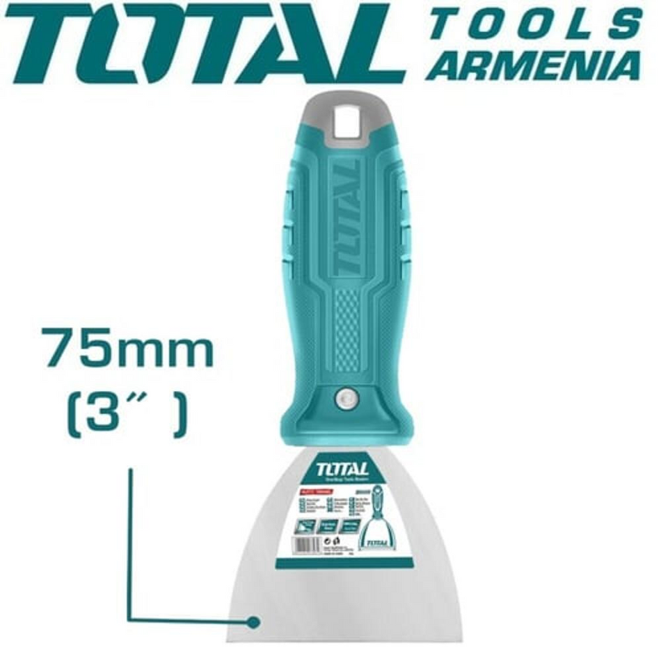 Total Carbon Steel Putty Trowel 3 "