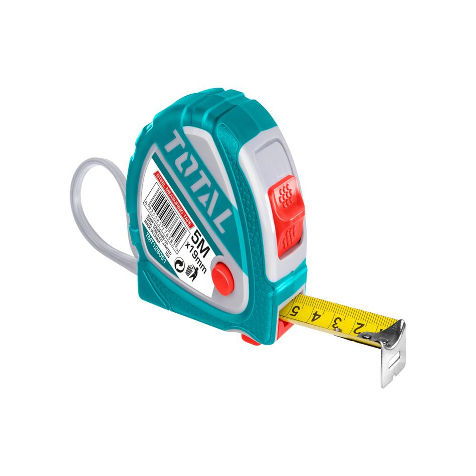 Total Steel Measuring Tape 5M X 16mm