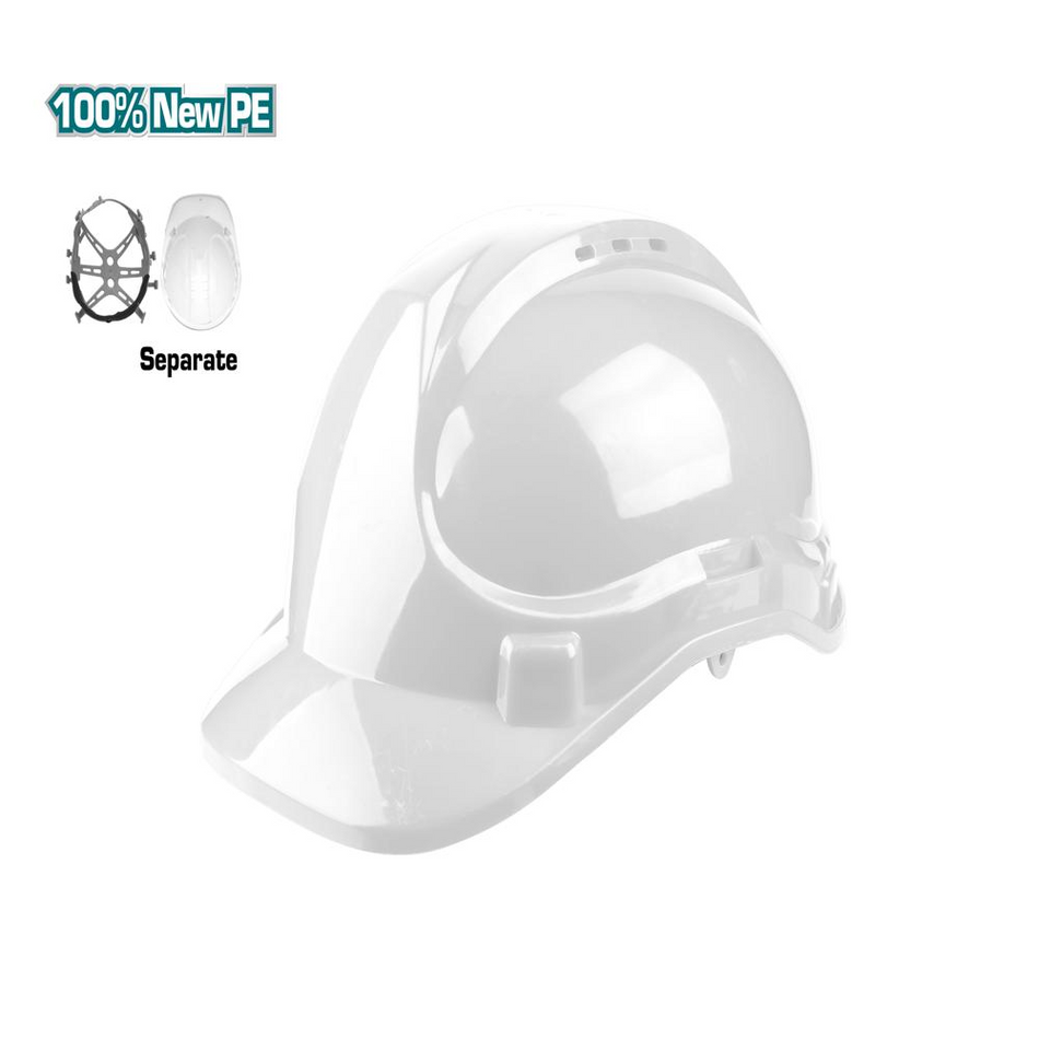 Total Safety Helmet, White