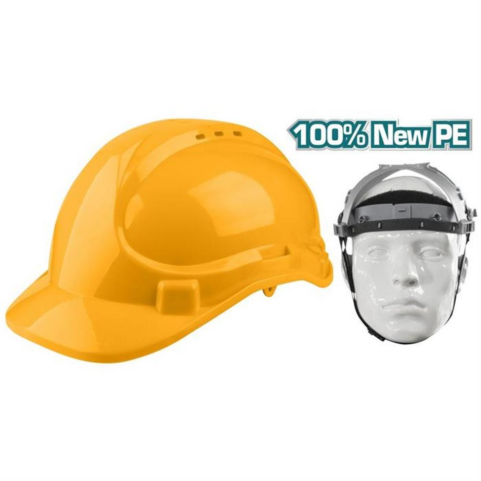 Total Safety Helmet, Yellow