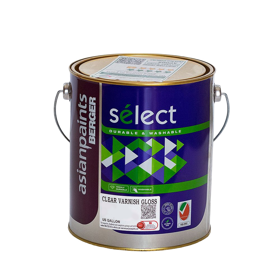 Asian Paints Berger Select Varnish 2CL 4L AC001