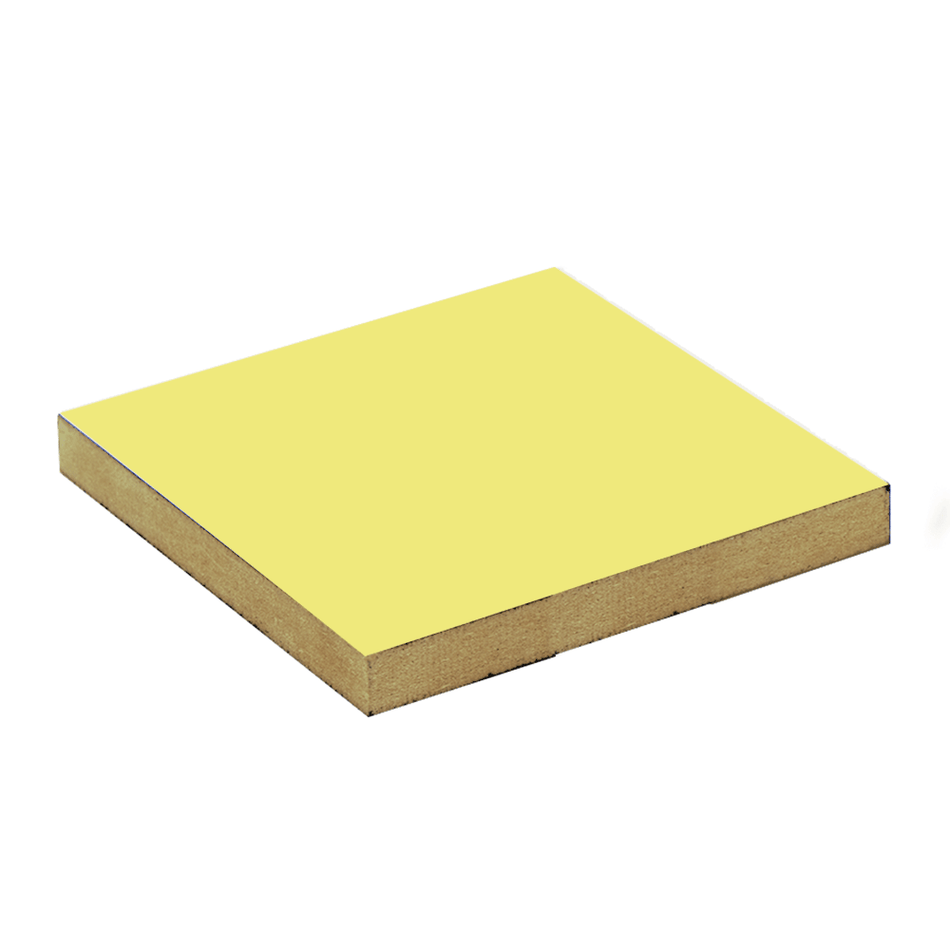 Yellow Melamine MDF Sheet -18mm