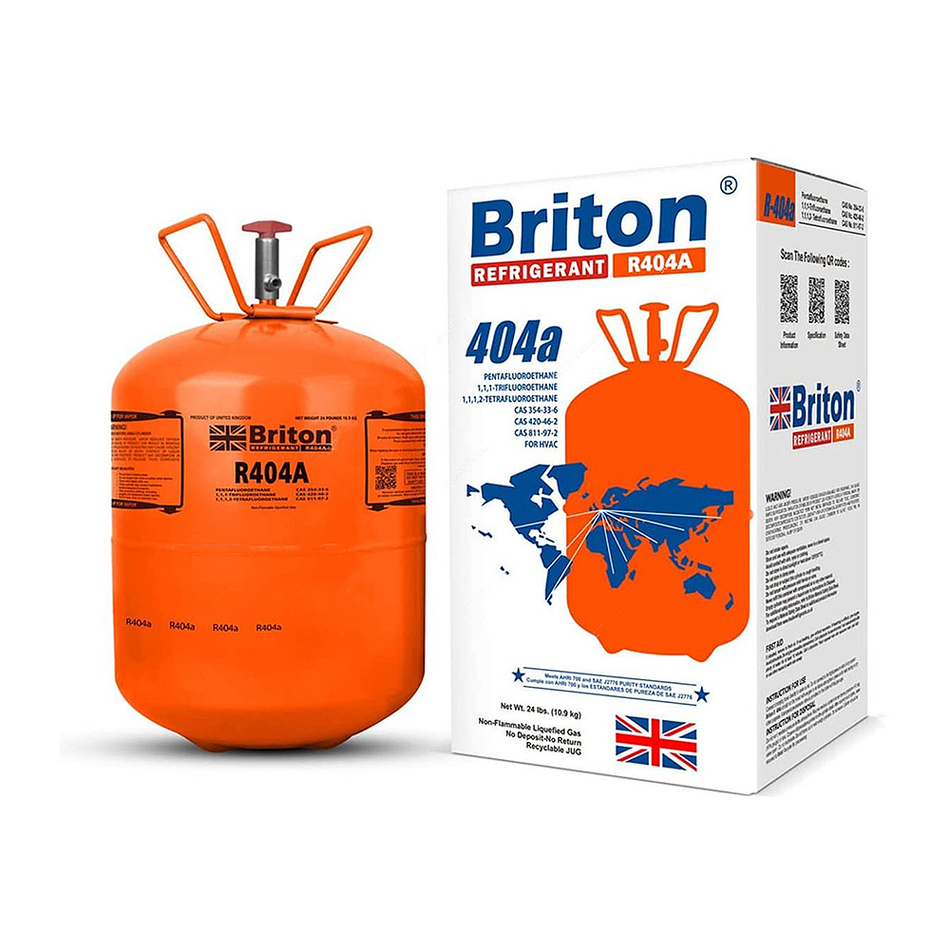 Briton Refrigerant GasBR-R404A 10.9 Kg Orange