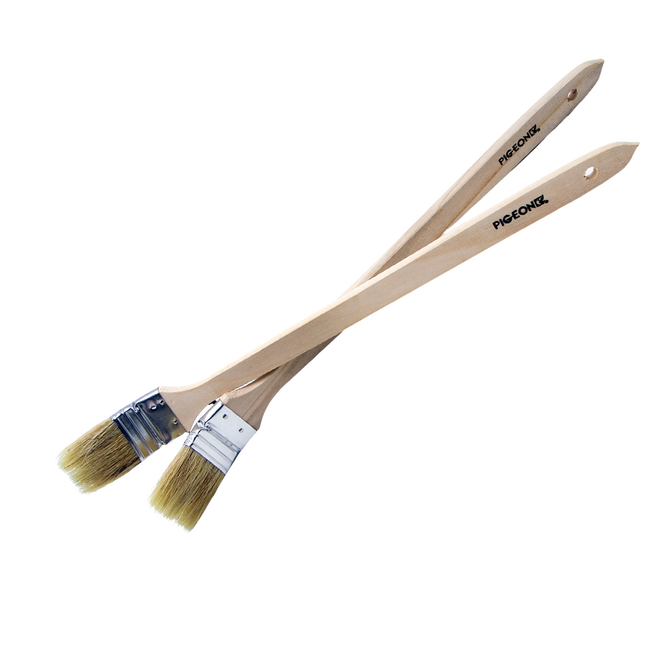 Angle Paint Brush with Angled Outer Edge