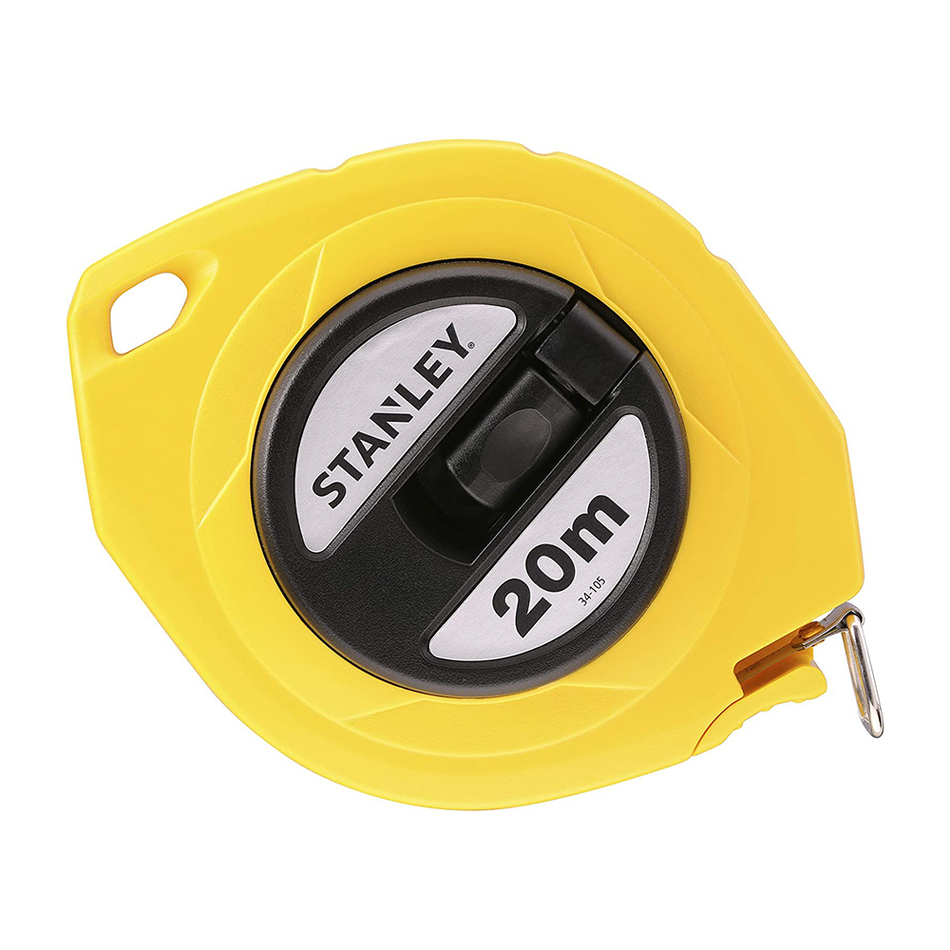 Stanley 0-34-105 20m 9.5mm Stainless Steel Yellow Closed Measuring Tape
