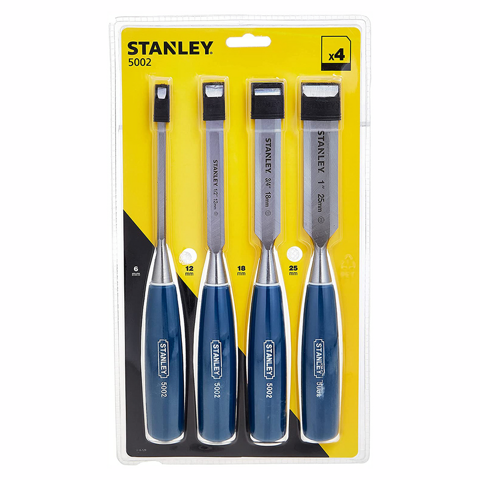 Stanley 0-16-129 5002 Series Wood Chisel Set - 4Pcs
