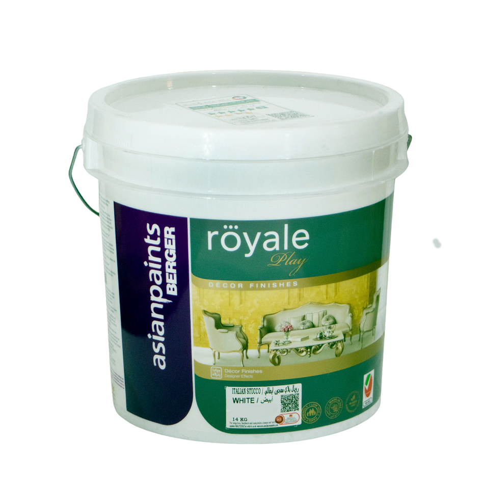 Asian Paints Berger Royale Play Italian Stucco 14Kg White