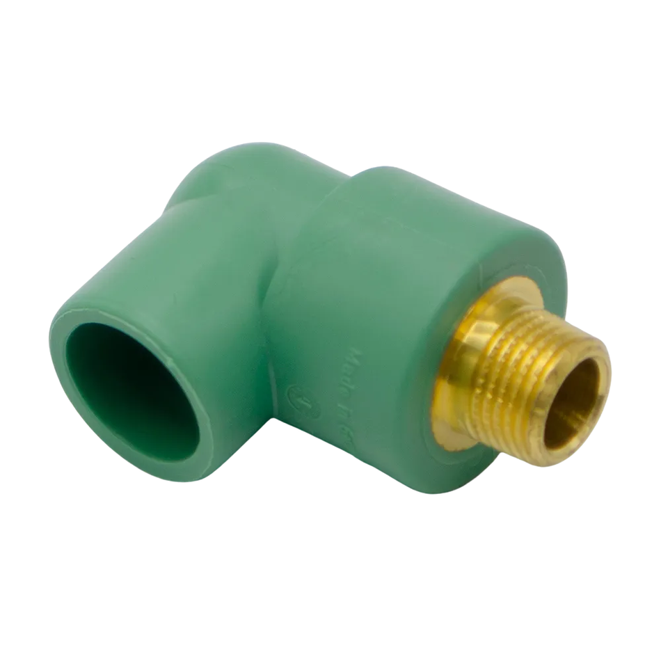 20mm x 1/2" PPR Male Elbow Pipe Fitting
