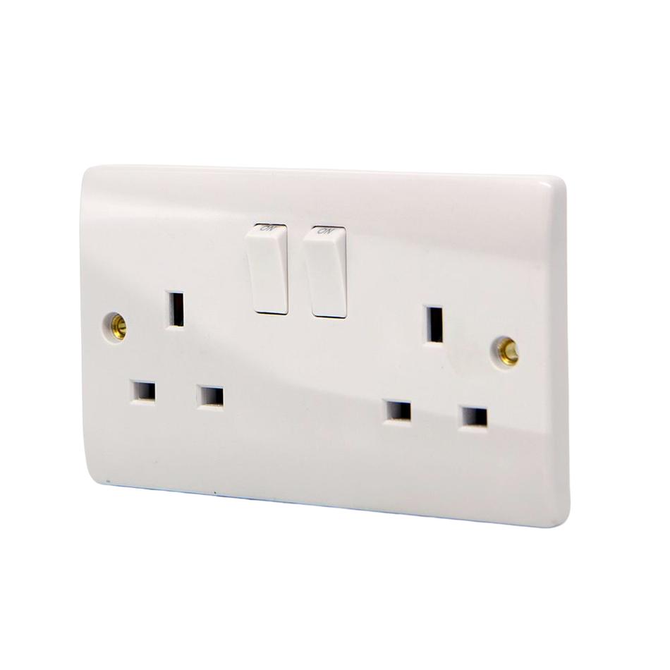 Excel 13A Double Socket