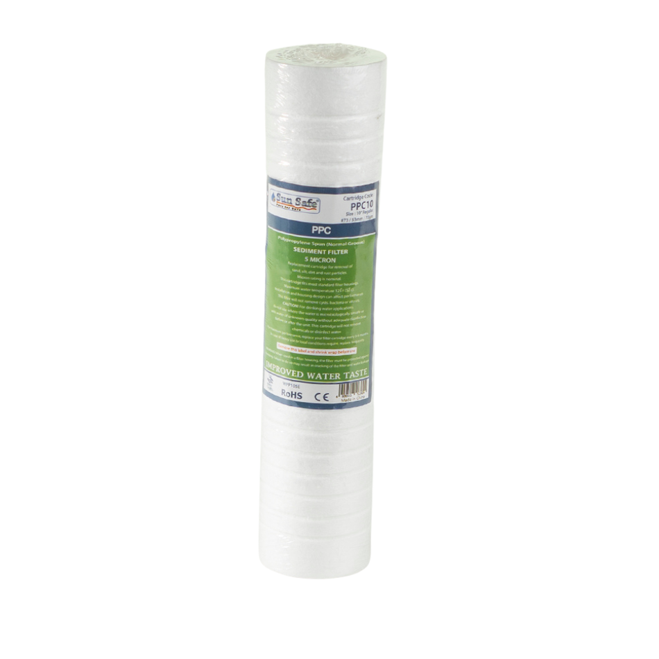Sun Safe 5 Micron Polypropylene Spun Water Filter Cartridge