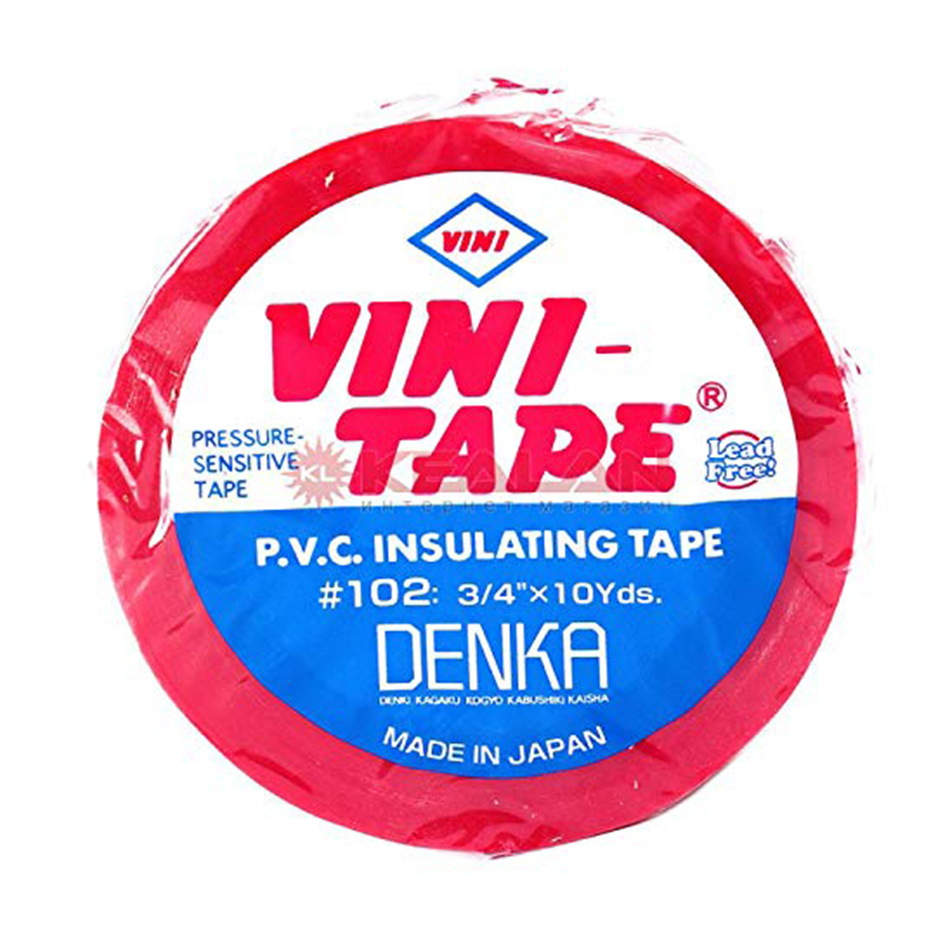 Vini Electrical Insulation PVC Tape Red