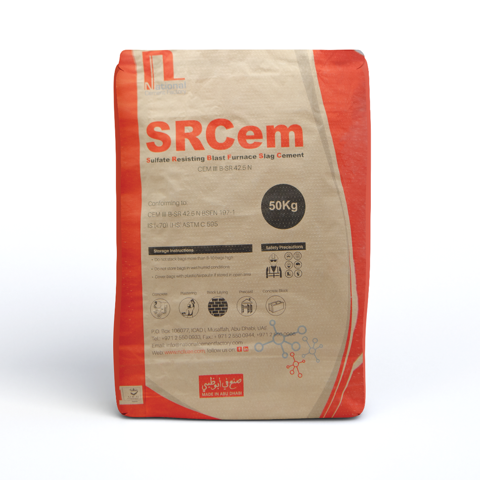 National (SRC) Sulfate-Resistant Portland Cement - 50Kg