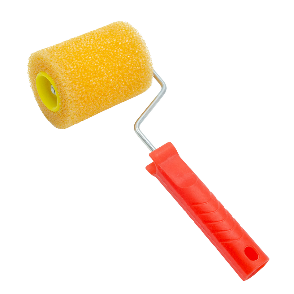 4" Texture Paint Roller Sponge - Yellow